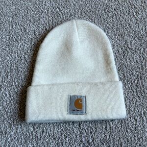 White Carhartt Beanie